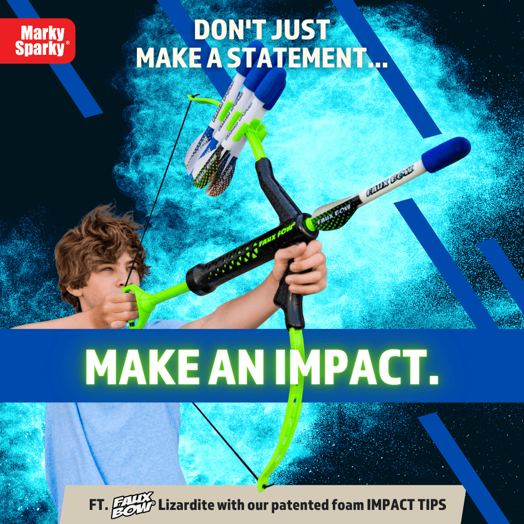 Unleash Your Inner Archer with the Original Faux Bow® 4.0 Lizardite™!