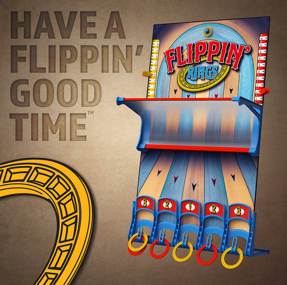 Flip Your Way to Fun with Flippin' Rings™ - The New Wall Game and Ring Toss Hybrid!