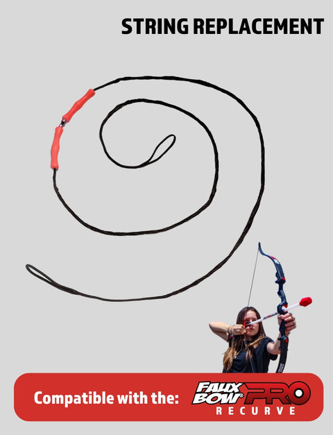 Faux Bow® PRO Recurve - Red Replacement String