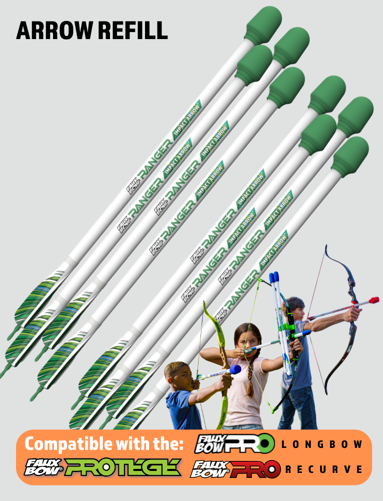 Faux Bow® Ranger™ Arrow 8 Pack – markysparkytoys