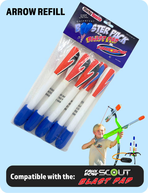 Refill Arrows for Faux Bow® Scout & Blast Pad - 5 Pack